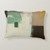 重い絵画ブラシストロークの表現者 アクセントクッション (裏面)