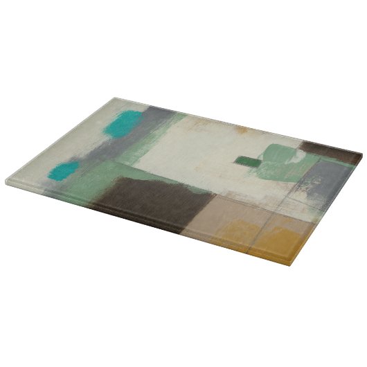 重い絵画ブラシストロークの表現者 カッティングボード (角)