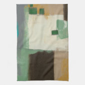 重い絵画ブラシストロークの表現者 キッチンタオル (縦)