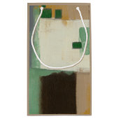 重い絵画ブラシストロークの表現者 スモールペーパーバッグ (裏面)