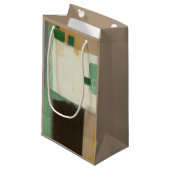 重い絵画ブラシストロークの表現者 スモールペーパーバッグ (正面アングル)