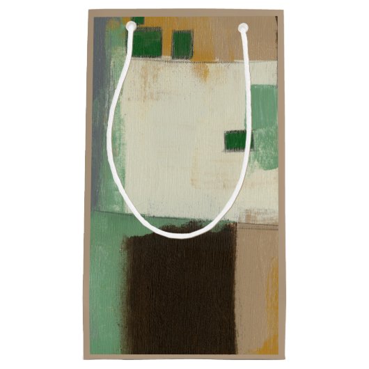 重い絵画ブラシストロークの表現者 スモールペーパーバッグ (正面)