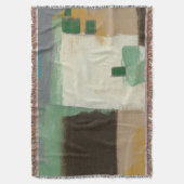 重い絵画ブラシストロークの表現者 スローブランケット (正面縦)