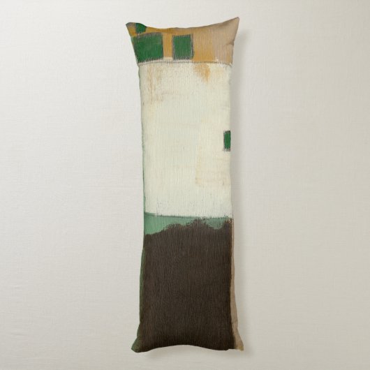 重い絵画ブラシストロークの表現者 ボディピロー (裏面 (縦))