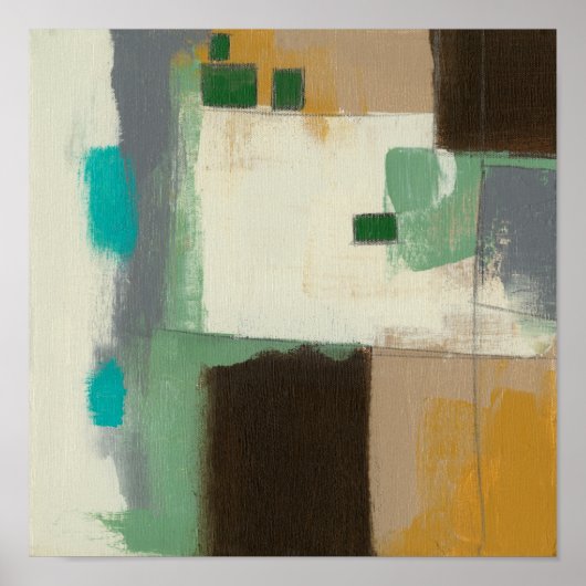 重い絵画ブラシストロークの表現者 ポスター (正面)