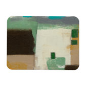 重い絵画ブラシストロークの表現者 マグネット (横)