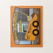 重い装置のスキッドの雄牛のパズル ジグソーパズル (縦)