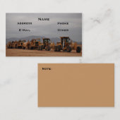 重い装置の名刺 名刺 (正面/裏面)