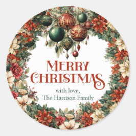 重い豪華ビクトリアンなリース装飾用ボール ラウンドシール