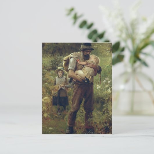 重い負担 ポストカード (スタンド正面)