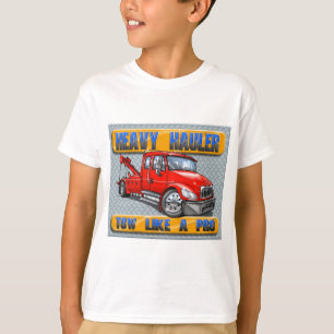 重い運送業者のレッカー車 Tシャツ