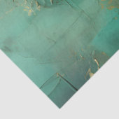 重い金ゴールドビクトリアンオーナメントターコイズヴィンテージ 薄葉紙 (詳細)