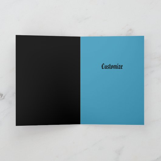 重い金属の岩 カード (内部)