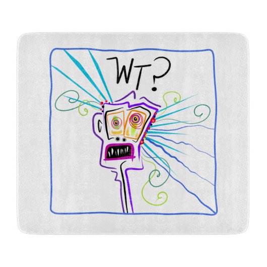 重い?何を??絵文字 カッティングボード (正面)