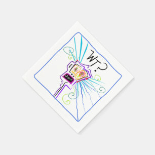 重い? – 何を??絵文字 スタンダードカクテルナプキン