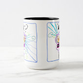重い?何を??絵文字 ツートーンマグカップ (中央)