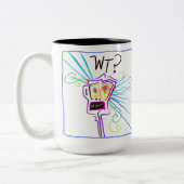 重い?何を??絵文字 ツートーンマグカップ (左)