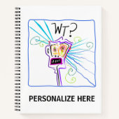 重い? – 何を??絵文字 ノートブック (正面)