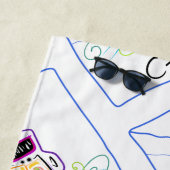 重い？ – 何を??絵文字 ビーチタオル (インサイチュ)