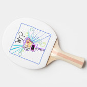 重い？ – 何を??絵文字 卓球ラケット (横)