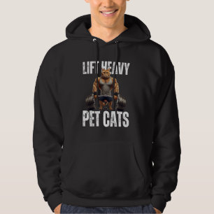 重いPet Caを持ち上げるためのデッドリフトと重量またはジム パーカ
