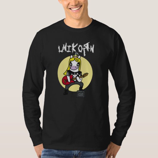 重おもしろい金ユニコーンTシャツ Tシャツ (正面)