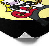 重おもしろい金属ユニコーン ポスター (角)