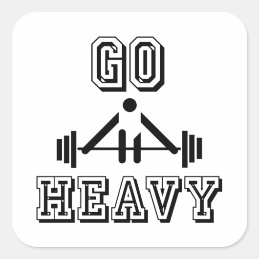 重くなる スクエアシール (正面)