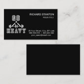 重くなる 名刺 (正面/裏面)