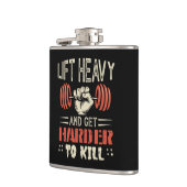 重く持ち上げて殺すのが難しくなる フラスク (左)