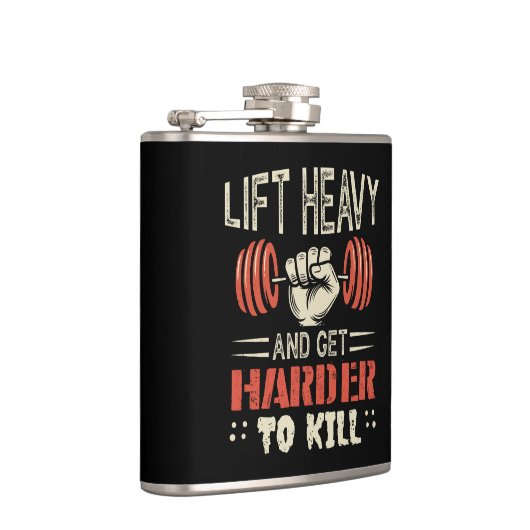 重く持ち上げて殺すのが難しくなる フラスク (右)