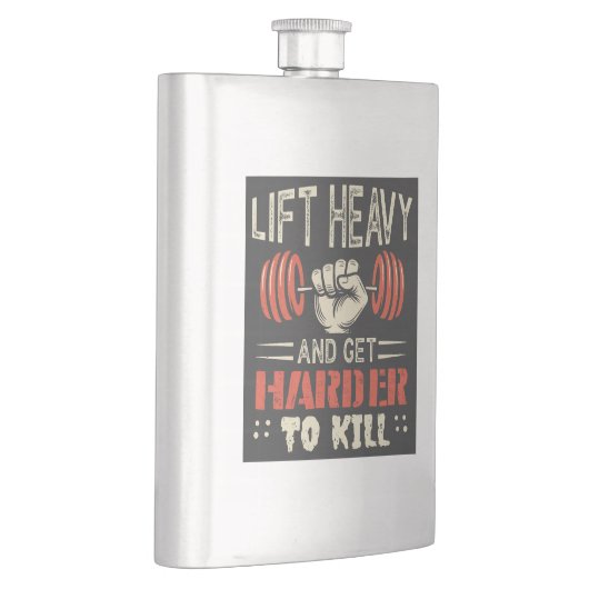 重く持ち上げて殺すのが難しくなる フラスク (右)