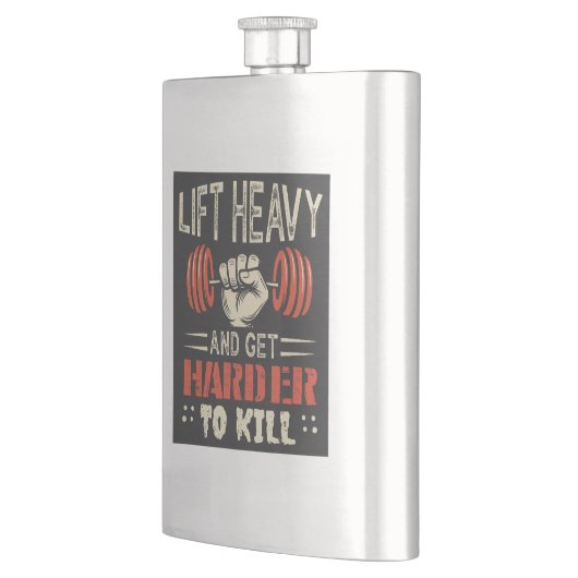 重く持ち上げて殺すのが難しくなる フラスク (左)