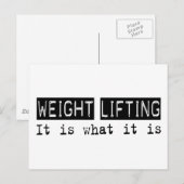 重さで持ち上げる ポストカード (正面/裏面)