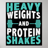 重さとタンパク質の揺れ ポスター (正面)