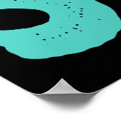 重さとタンパク質の揺れ ポスター (角)