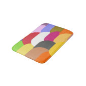 重なりはかりで測合う円パターン バスマット (アングル)