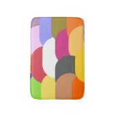 重なりはかりで測合う円パターン バスマット (正面縦)