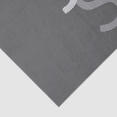 重なりモダン合うモノグラムのイニシャル | グレー 薄葉紙 (詳細)