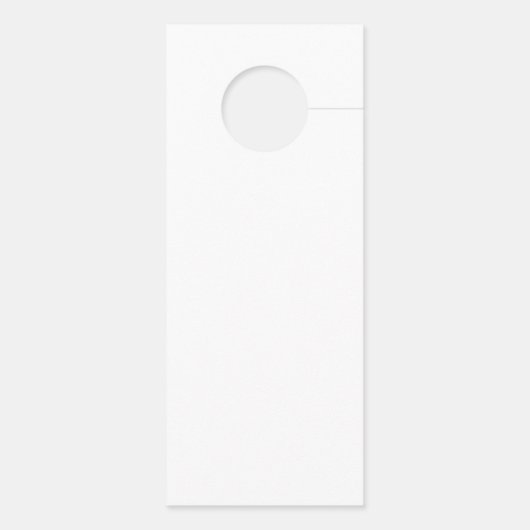 重なり合うイニシャル |白黒表示 ドアノブサイン (裏面)