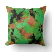 重なり合うテクスチャの乱れたサーモングリーンらせん状