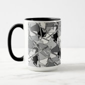 重なり合うフルートマグ マグカップ (左)