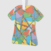 重なり合うフルート オーナメント (正面)