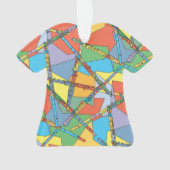 重なり合うフルート オーナメント (裏面)