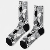 重なり合うフルート ソックス (左)