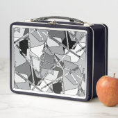 重なり合うフルート メタルランチボックス (インサイチュ)