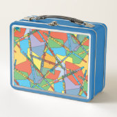 重なり合うフルート メタルランチボックス (正面)