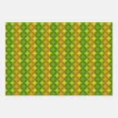 重なり合う円の色の組み合わせ紙 ラッピングペーパーシート (正面3)