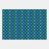 重なり合う円の色の組み合わせ紙 ラッピングペーパーシート (正面2)