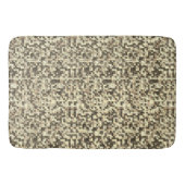 重なり合う小さな正方形、トーン茶色のベージュに移動 バスマット (正面)